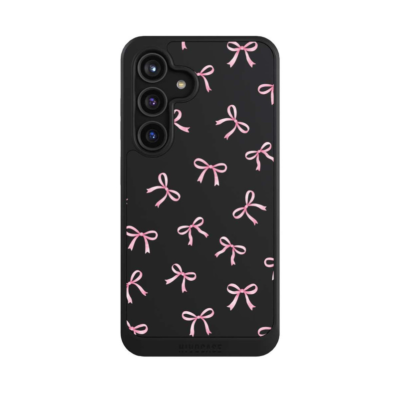 Galaxy S24 NIVOcore Rosa Schleifen transparent mit KI