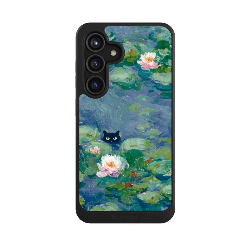 Galaxy S24 NIVOcore Chat dans l'Étang Monet Peinture