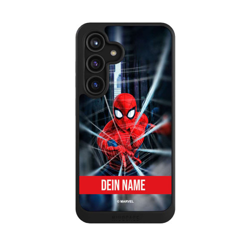 Samsung Galaxy S24 NIVOcore Spiderman Webs in Action Personalisierbar