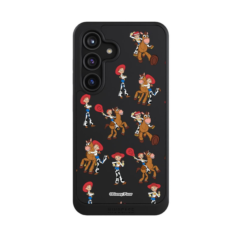 Galaxy S24 NIVOcore Toy Story 5 Jessie Cowboy Pattern Transparent