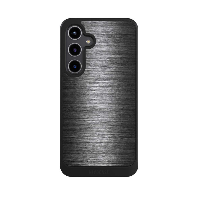 Galaxy S24 + NIVOcore Metal Look - Anthrazit