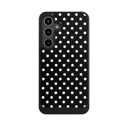 Samsung Galaxy S24+ NIVOcore Polka Dots Schwarz und Weiß
