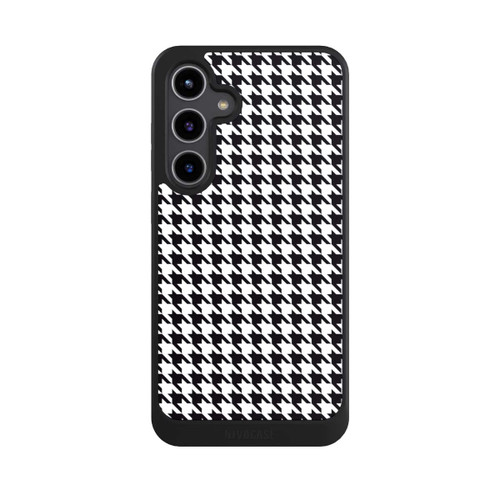 Samsung Galaxy S24+ NIVOcore Hahnentritt Schwarz Weiß
