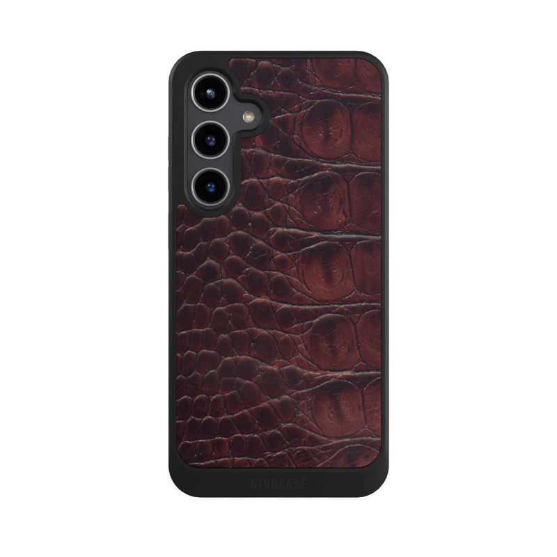 Galaxy S24 + NIVOcore Cuir de Crocodile