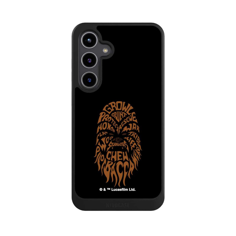 Galaxy S24 + NIVOcore Chewbacca Typo Graphique