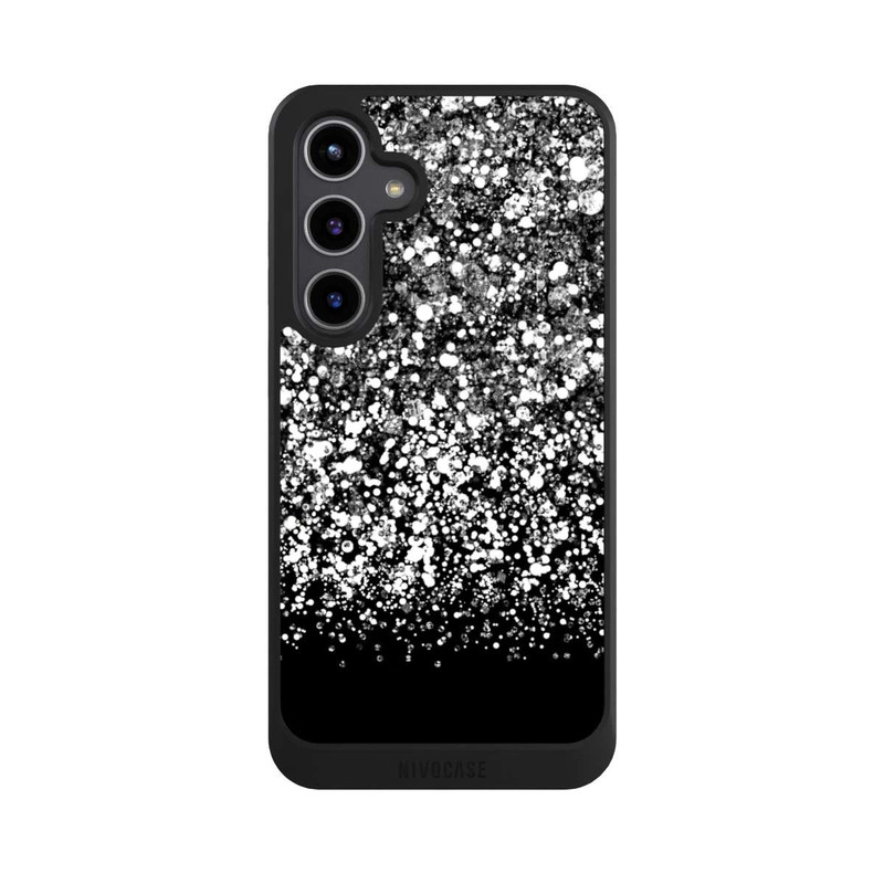 Galaxy S24 + NIVOcore Schneefall Glitzerlook