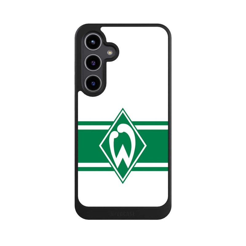Galaxy S24 + NIVOcore Werder Stripes White