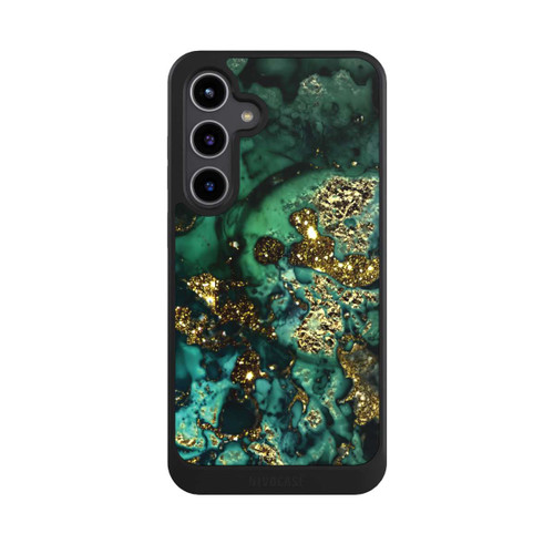 Samsung Galaxy S24+ NIVOcore Cyan Glitzer Marmorlook