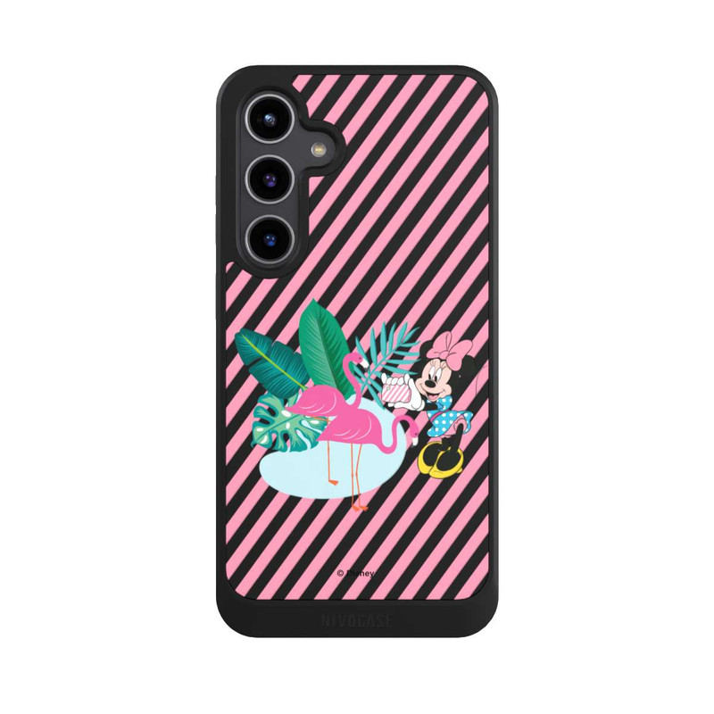 Galaxy S24 + NIVOcore Minnie Flamant Rose sans Fond