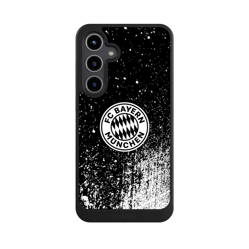 Galaxy S24 + NIVOcore Splatter Schwarz - FCB