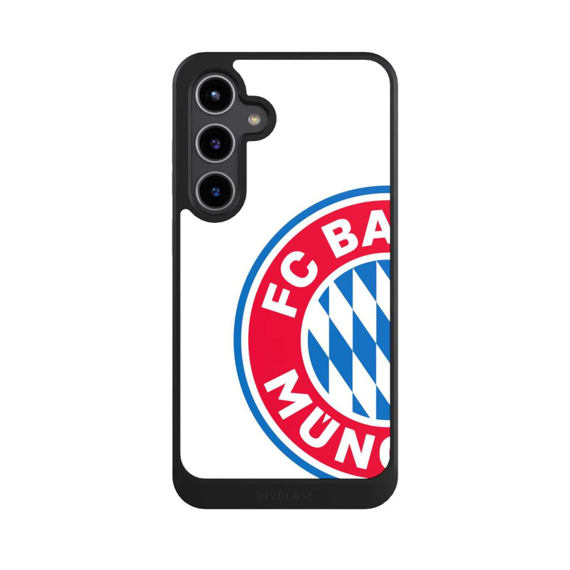 Galaxy S24 + NIVOcore Großes FCB Logo Weiß