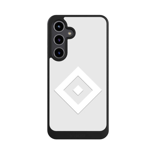 Samsung Galaxy S24+ NIVOcore Rauten Logo auf HSV Grau