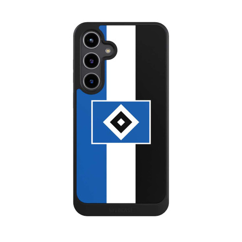 Samsung Galaxy S24+ NIVOcore HSV Streifen - Blau-Weiß-Schwarz