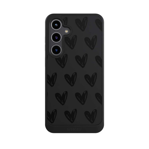 Samsung Galaxy S24+ NIVOcore Herzen Schwarz ohne Hintergrund