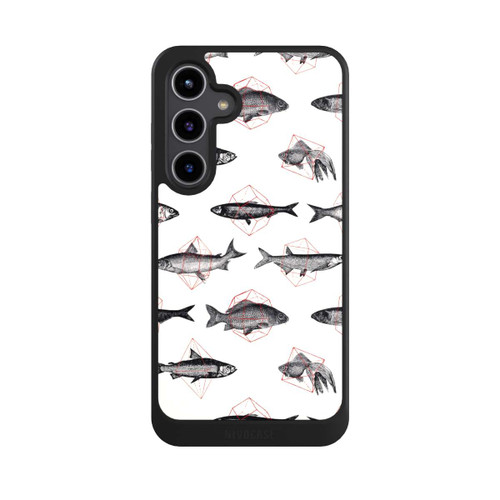Samsung Galaxy S24+ NIVOcore Fische in Geometrie