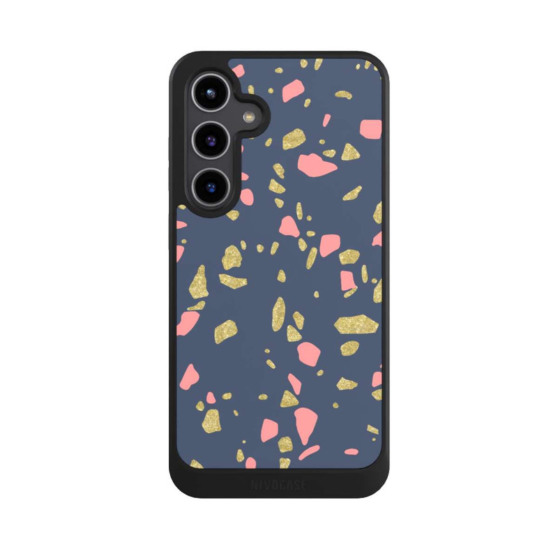 Galaxy S24 + NIVOcore Terazzo Gold-Optik