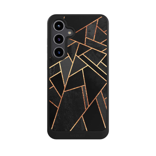 Samsung Galaxy S24+ NIVOcore Schwarze Nacht Gold Druck