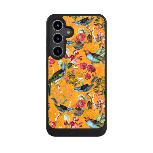 Samsung Galaxy S24+ NIVOcore Tapete mit Vögeln und Blumen