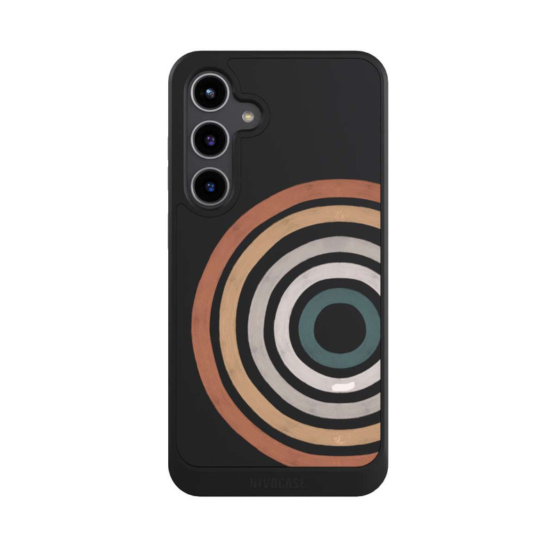 Galaxy S24 + NIVOcore Vintage Regenbogen