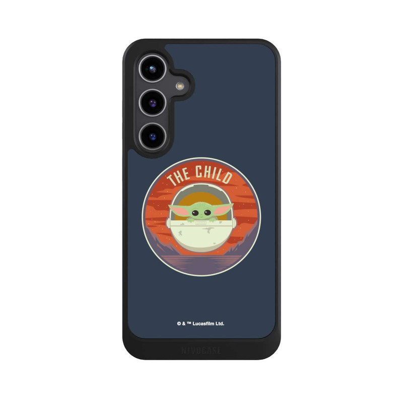 Galaxy S24 + NIVOcore The Child Abzeichen Blau