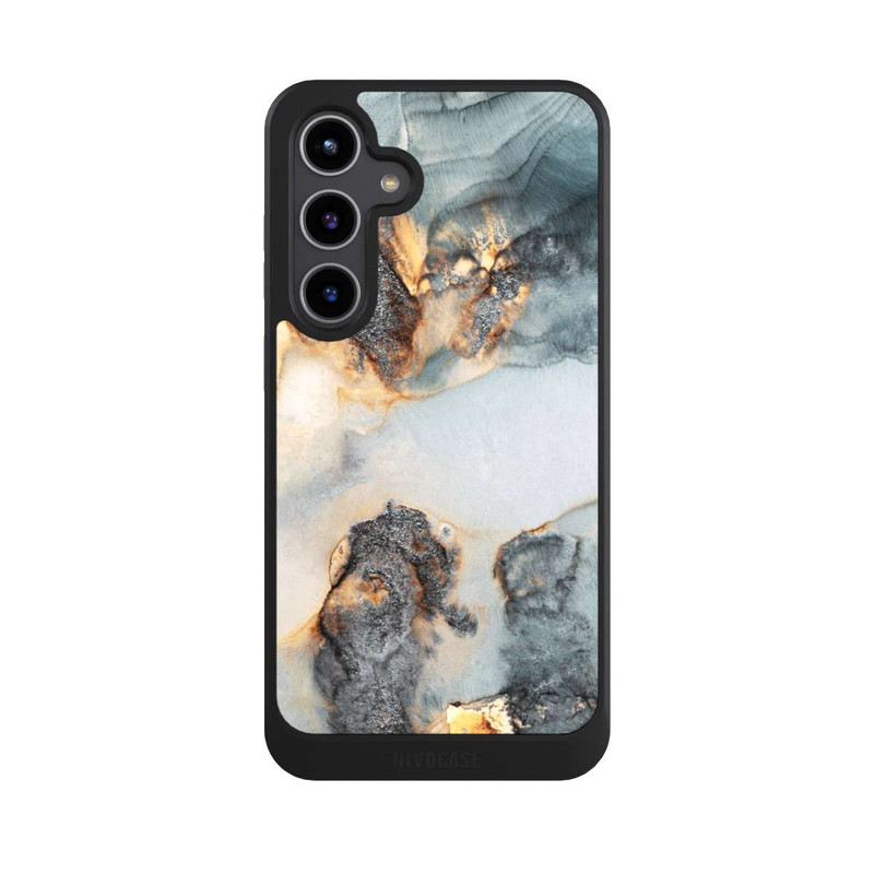 Galaxy S24 + NIVOcore Tidal Waves Gold Print