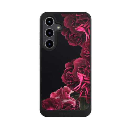 Samsung Galaxy S24+ NIVOcore Vintage Rosen auf Schwarz