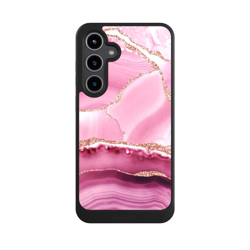 Galaxy S24 + NIVOcore Meerjungfrauen Pink Marmor