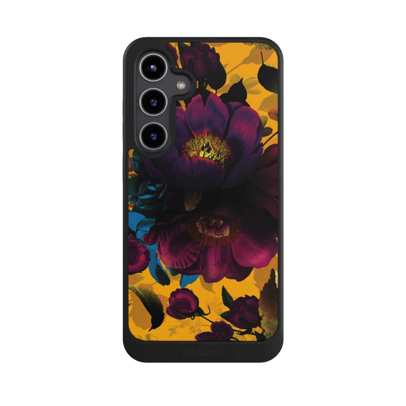 Galaxy S24 + NIVOcore Elegante Blumen