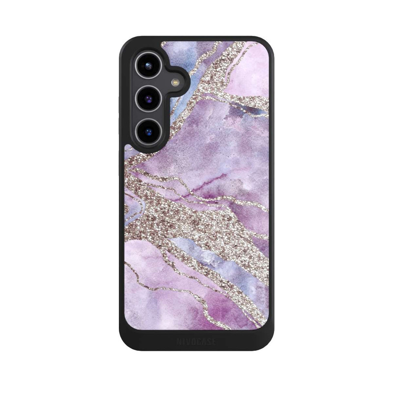Galaxy S24 + NIVOcore Edelstein Pastell Lila