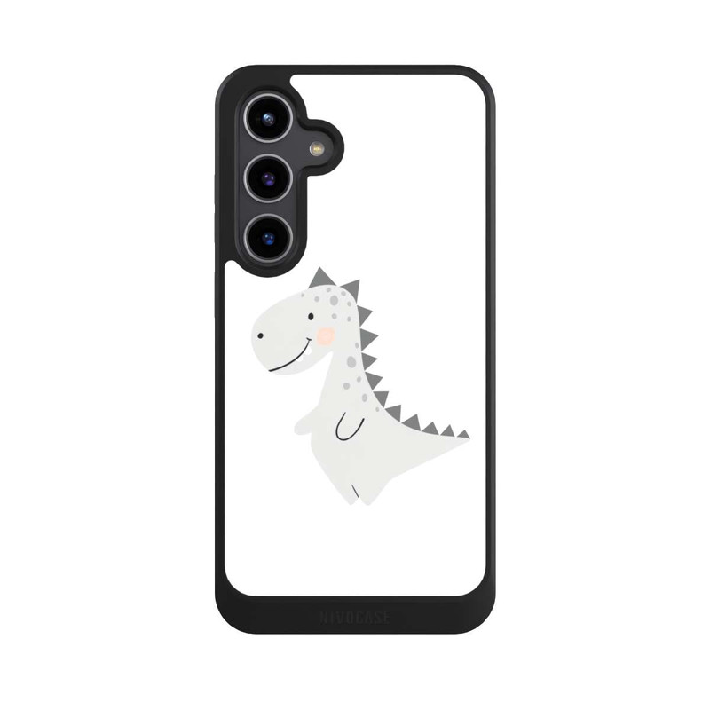 Galaxy S24 + NIVOcore Grauer Dino