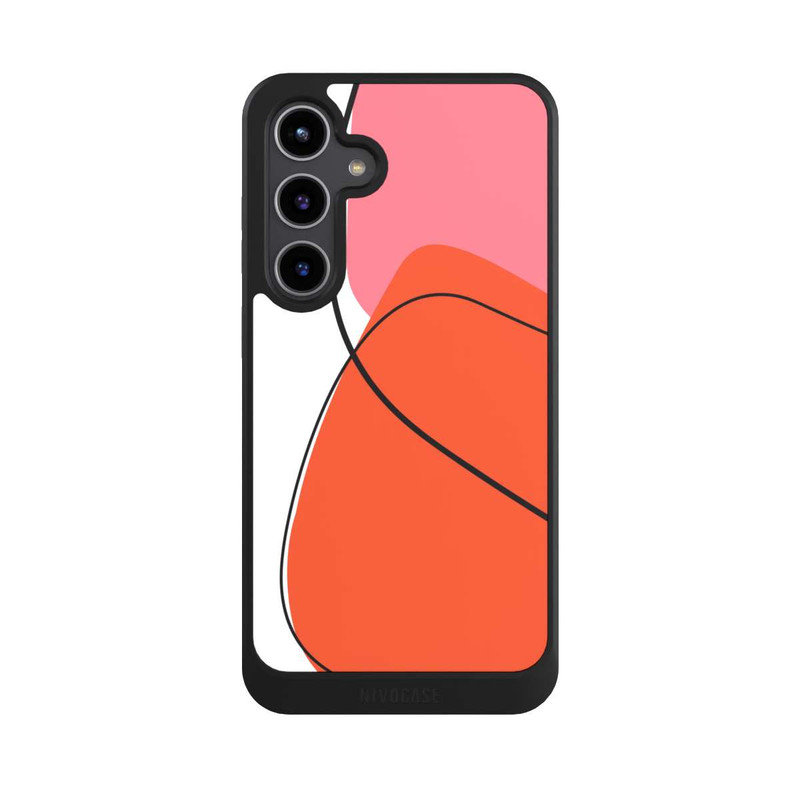 Galaxy S24 + NIVOcore Meine orangefarbene Kunst