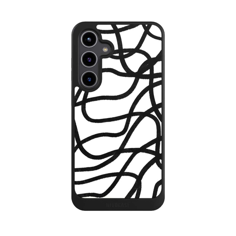 Galaxy S24 + NIVOcore Schwarze Linien