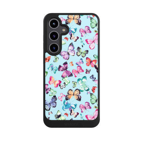 Samsung Galaxy S24+ NIVOcore Schmetterlinge rosa orange blau