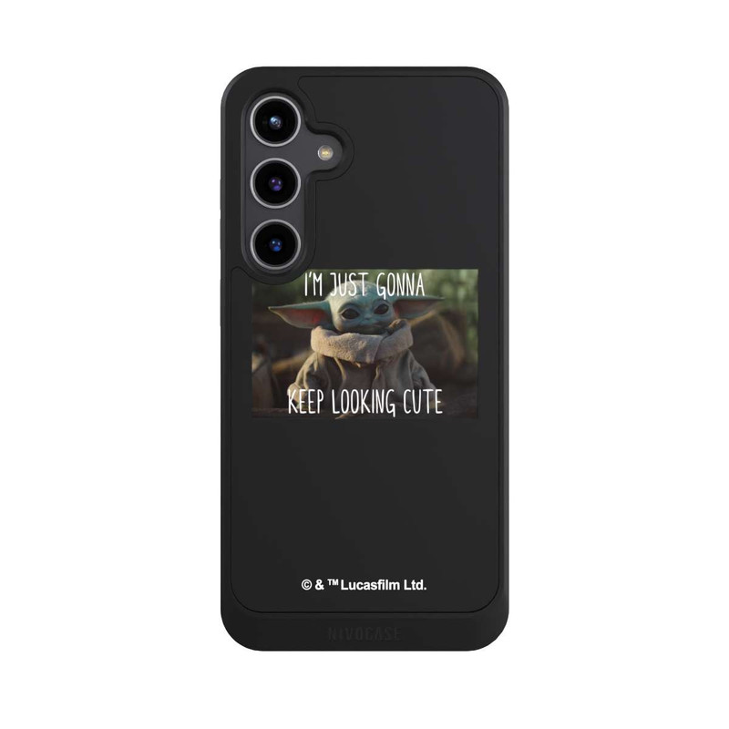 Galaxy S24 + NIVOcore Star Wars The Child Cute Transparent