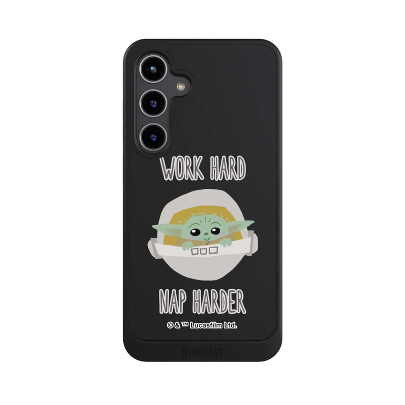 Galaxy S24 + NIVOcore The Child Work Hard Nap Harder Transparent