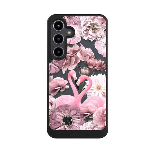 Samsung Galaxy S24+ NIVOcore Flamingos in Blumen Muster