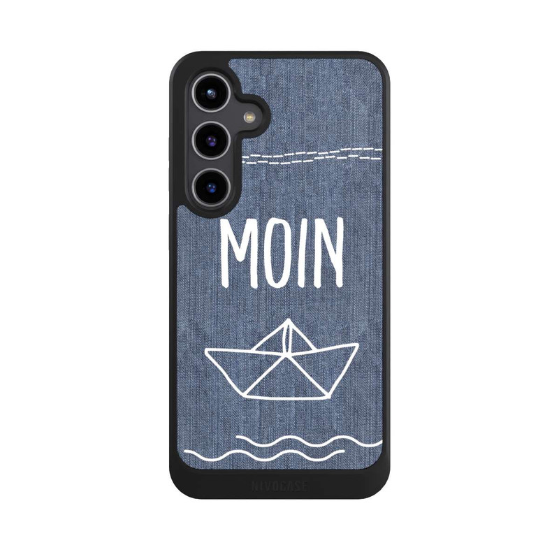Galaxy S24 + NIVOcore Moin Schiff Denim
