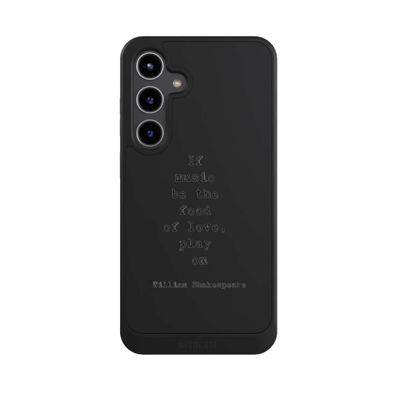 Galaxy S24 + NIVOcore Shakespeare Music Food Transparent