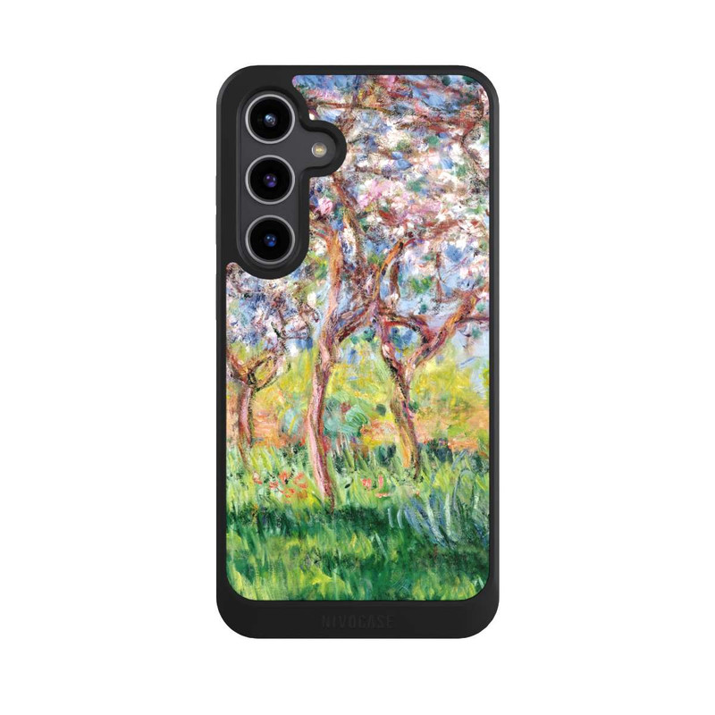 Galaxy S24 + NIVOcore Der Printemps in Giverny von Claude Monet