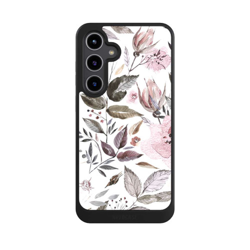 Samsung Galaxy S24+ NIVOcore Aquarell braune Rosenblüten