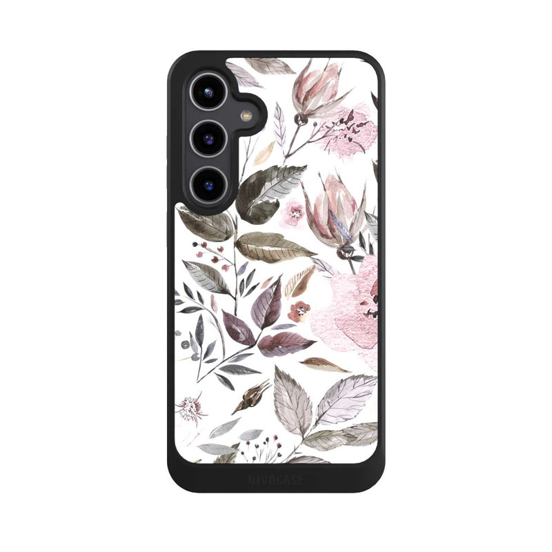 Galaxy S24 + NIVOcore Aquarell braune Rosenblüten