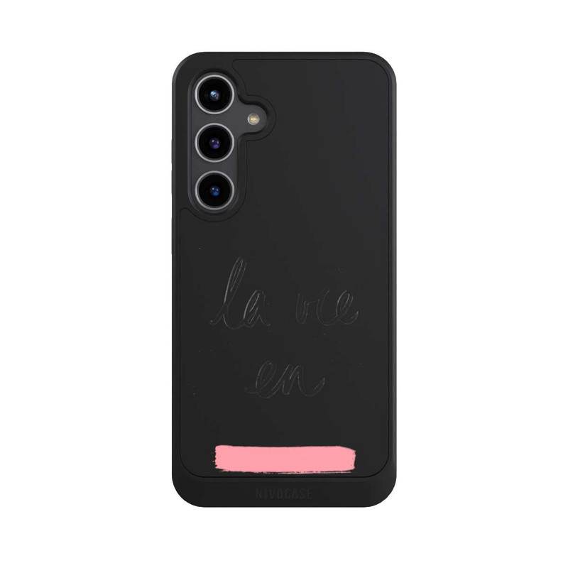 Galaxy S24 + NIVOcore La vie en Rosa Transparent
