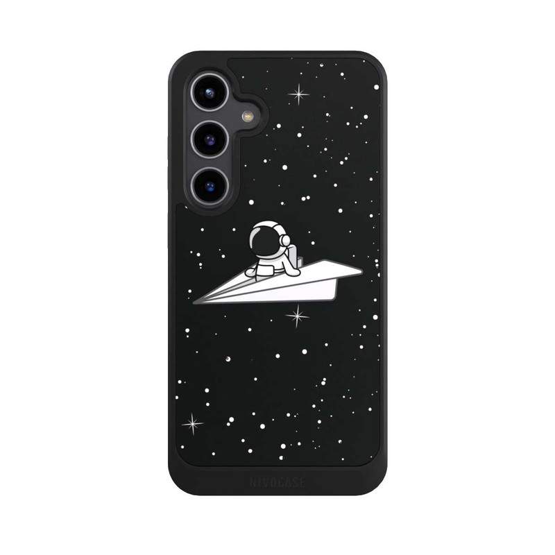 Galaxy S24 + NIVOcore Astronaut Paper Plane Comic