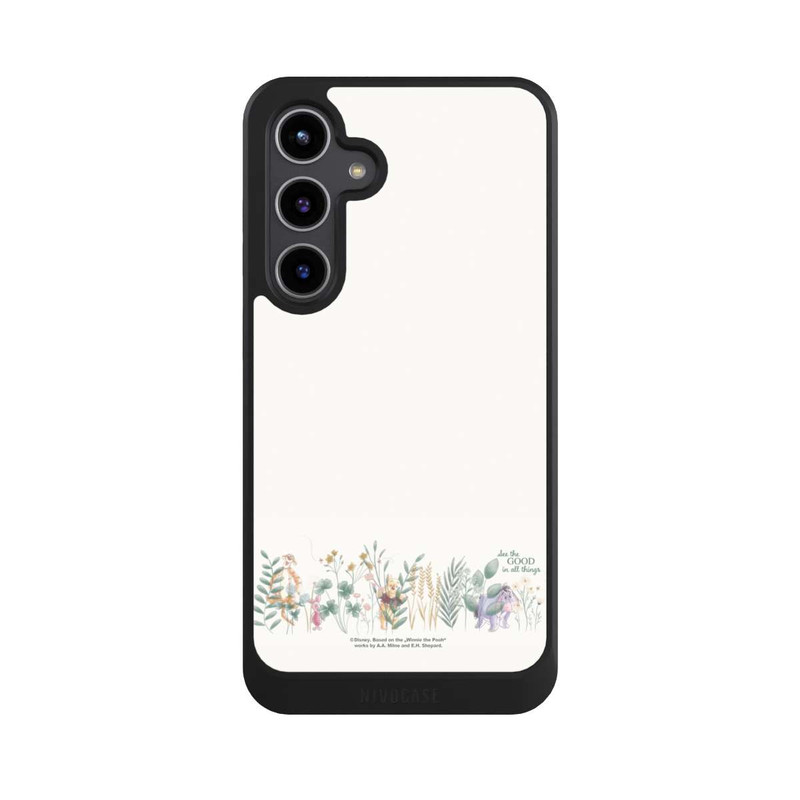 Galaxy S24 + NIVOcore Winnie Puuh und seine Freunde hinter Eukalyptus