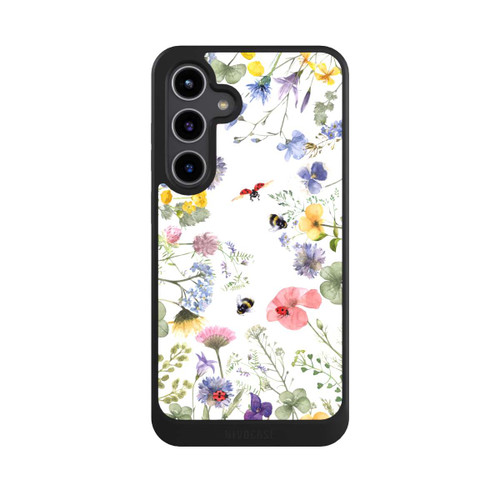Samsung Galaxy S24+ NIVOcore Bunte Frühlingsblumen und Bienen