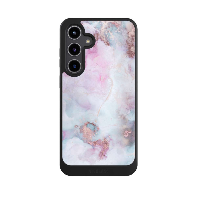 Galaxy S24 + NIVOcore Alcohol Ink Marble Blue