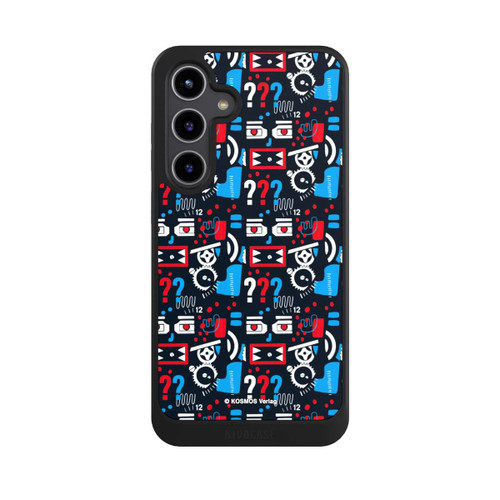Samsung Galaxy S24+ NIVOcore Drei Fragezeichen Wildes Muster