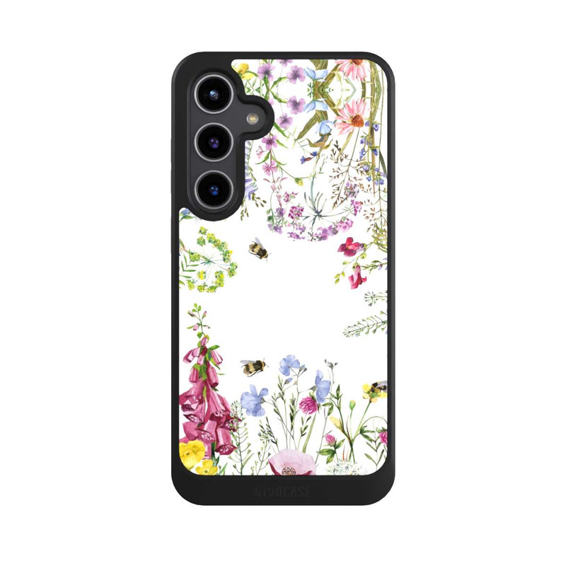 Galaxy S24 + NIVOcore Cadre de fleurs sauvages des prés d'été