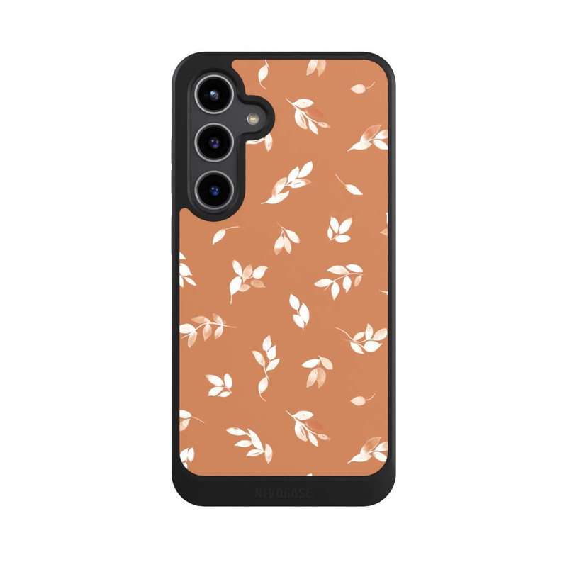 Galaxy S24 + NIVOcore Herbstblumen kupfer