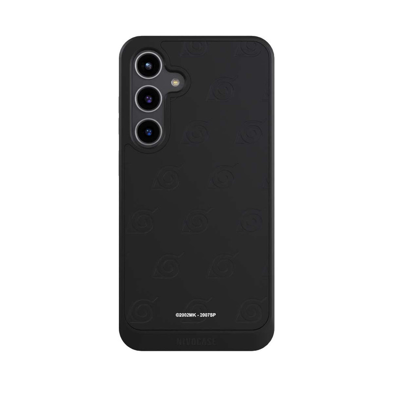 Galaxy S24 + NIVOcore Black Konoha Pattern Transparant
